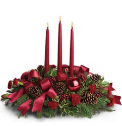 Christmas Carol Centerpiece From Rogue River Florist, Grant's Pass Flower Delivery