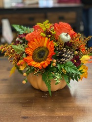 Rogue Pumpkin Sunset From Rogue River Florist, Grant's Pass Flower Delivery