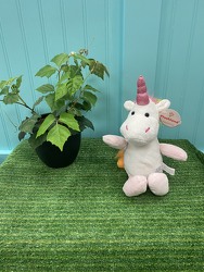 Unicorn Plush From Rogue River Florist, Grant's Pass Flower Delivery
