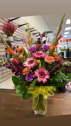 VIBRANT VIBES BOUQUET From Rogue River Florist, Grant's Pass Flower Delivery