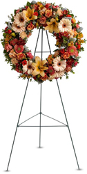 Wreath of Warm Remembrance  From Rogue River Florist, Grant's Pass Flower Delivery