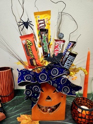 Trick-O-Treat Candy Bouquet From Rogue River Florist, Grant's Pass Flower Delivery